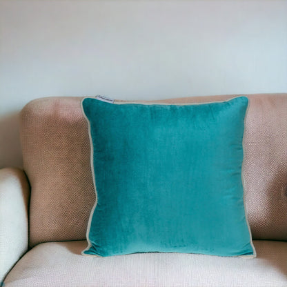 20" Aqua Teal Throw Pillow