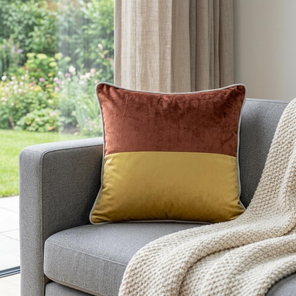 20" Gold Throw Pillow