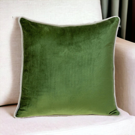 20" Blue and Green Throw Pillow