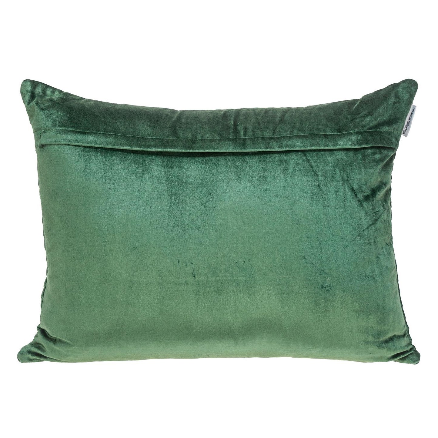 18" X 24" Green Cotton Blend Throw Pillow