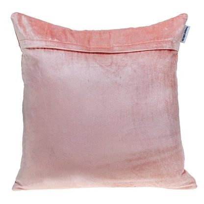 Quilted Velvet Arrows Pink Decorative Throw Pillow