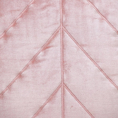 Quilted Velvet Arrows Pink Decorative Throw Pillow