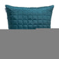 20" Teal Cotton Blend Throw Pillow