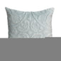 20" Gray Cotton Blend Throw Pillow