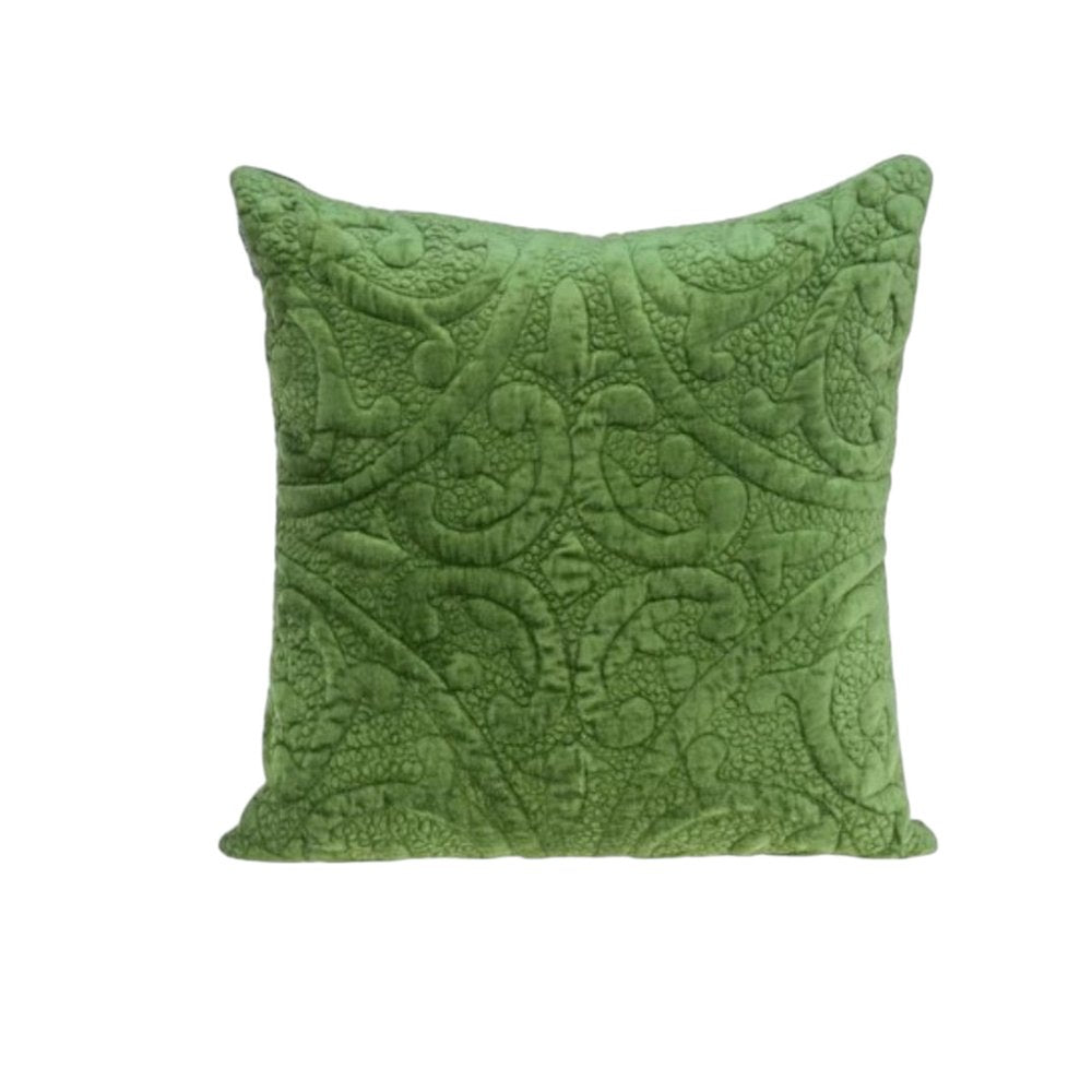 20" OLIVE Cotton Blend Throw Pillow