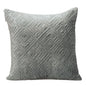 20" Gray Cotton Blend Throw Pillow
