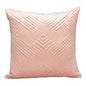 20" Pink Cotton Blend Throw Pillow