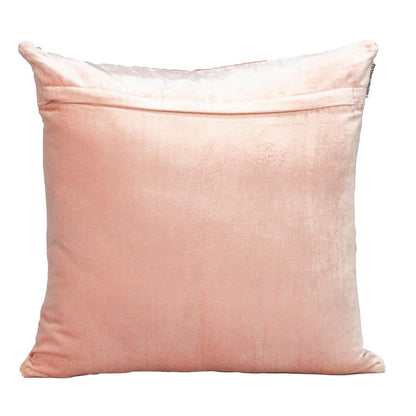 20" Pink Cotton Blend Throw Pillow