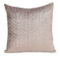 20" Taupe Cotton Blend Throw Pillow