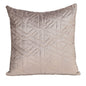20" Taupe Cotton Blend Throw Pillow