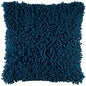 18" Blue Boho Textured Modern Throw Pillow