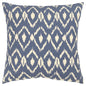 18" Navy Cotton Throw Pillow