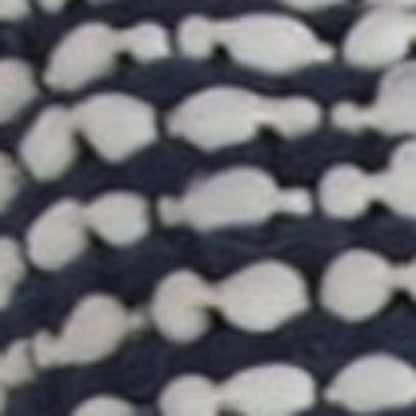 20" X 20" Blue and White Weave Cotton Zippered Pillow