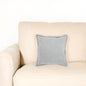 20" Gray Cotton Throw Pillow