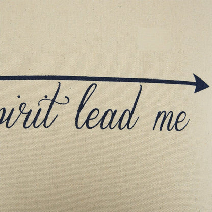 Black Taupe Canvas Spirit Lead Throw Pillow