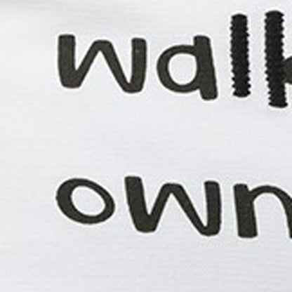 Black White Own The Place Decorative Throw Pillow