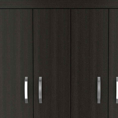 68" Wood Three Drawer Combo Dresser