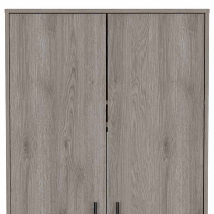 71" Light Gray Wood Single Drawer Combo Dresser