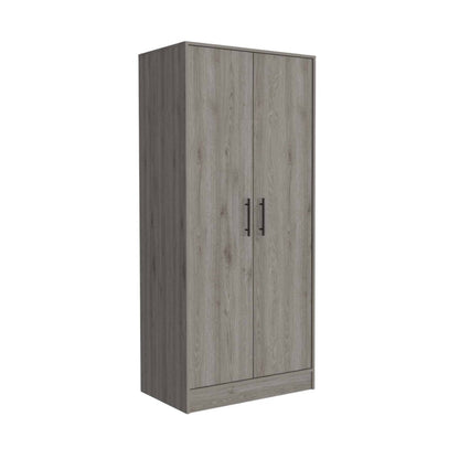 71" Light Gray Wood Single Drawer Combo Dresser