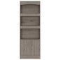 71" Three Tier Bookcase with Two doors