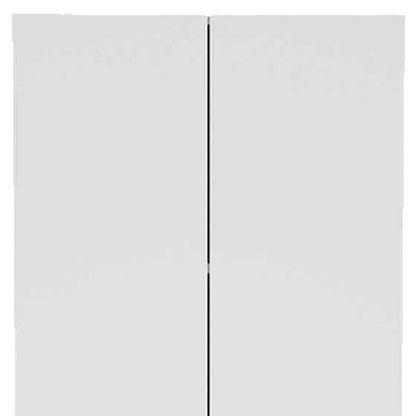78" Modern White Pantry Cabinet with Two Full Size Doors