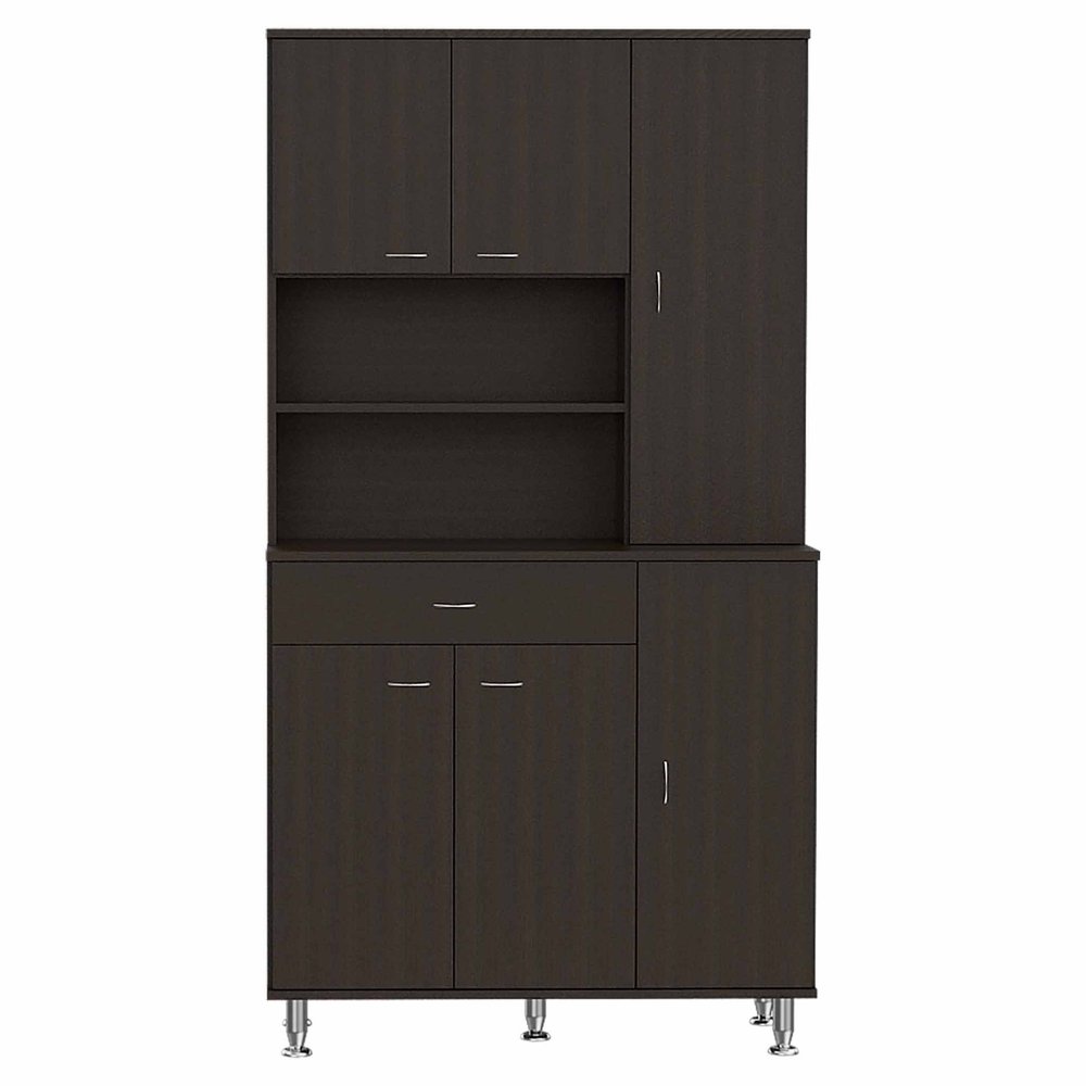 67" Black Wood Seven Door