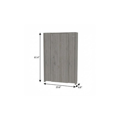 24" Light Gray Floating Desk