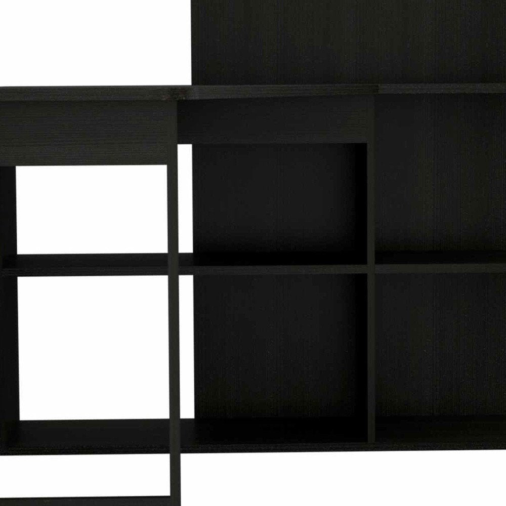 48" Black L Shape Computer Desk