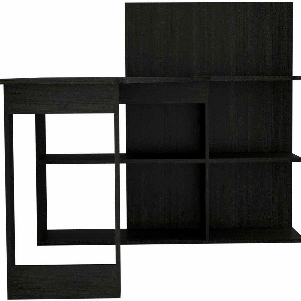 48" Black L Shape Computer Desk