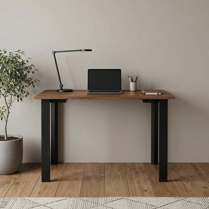 47" Brown and Black Computer Desk