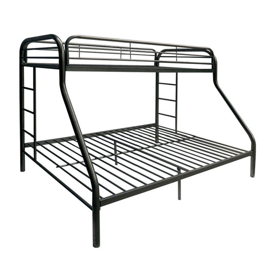 Black Twin Over Full Size Bunk Bed