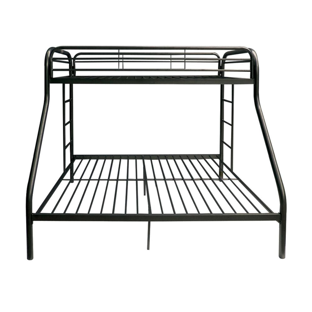 Black Twin Over Full Size Bunk Bed