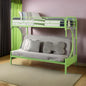 Green Twin Over Full Futon Bunk Bed