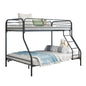 Black Heavy Duty Twin Over Full Metal Bunk Bed