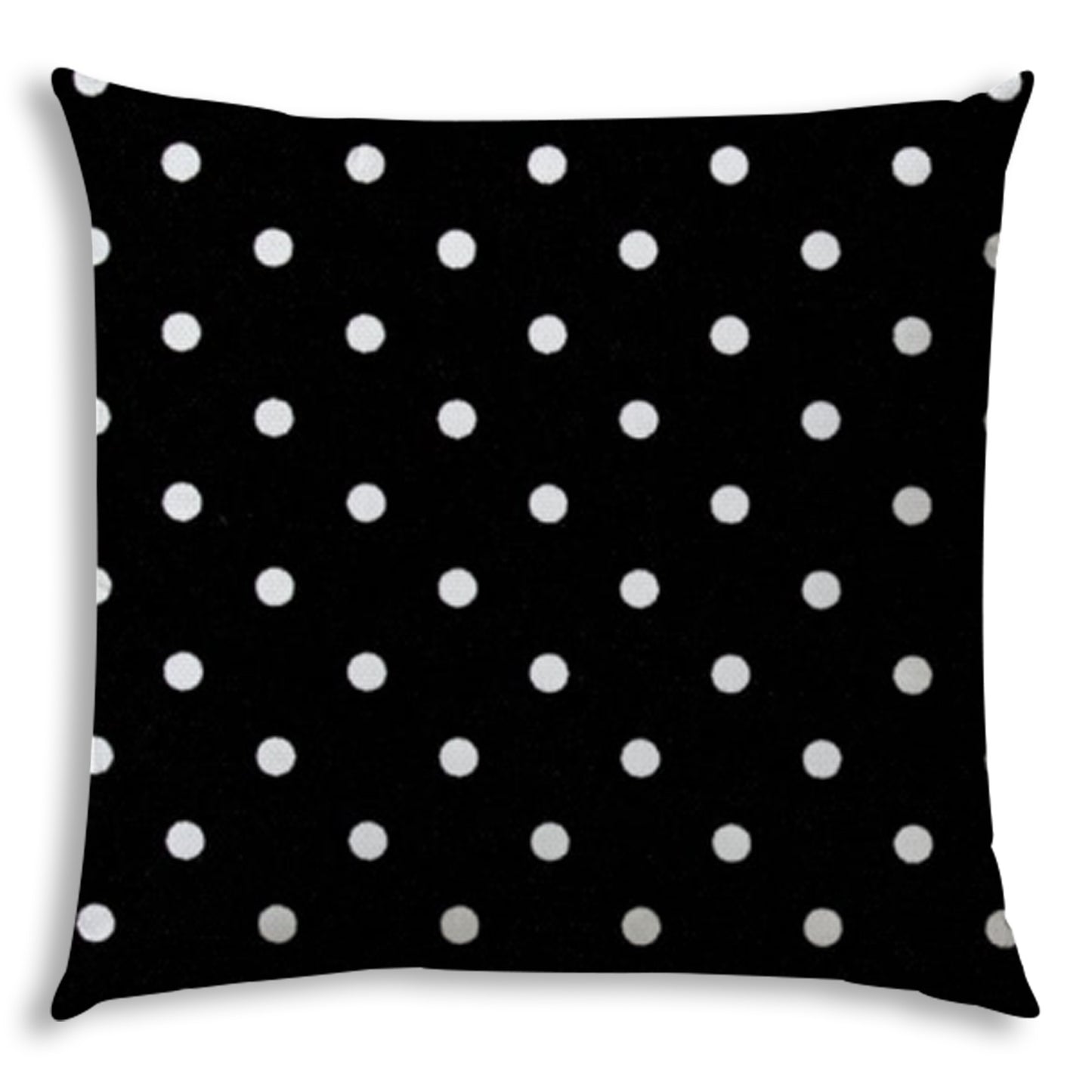 17" Black and White Dots Indoor Outdoor