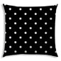 17" Black and White Dots Indoor Outdoor