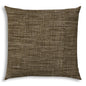 20" X 20" Brown And Espresso Blown Seam Solid Color Throw Indoor Outdoor Pillow