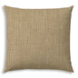 20" X 20" Tan And White Blown Seam Solid Color Throw Indoor Outdoor Pillow