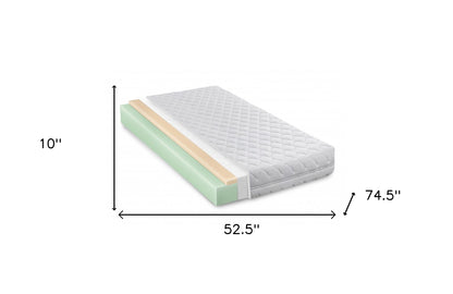 10" White Premier Memory Foam Hypoallergenic Full Mattress