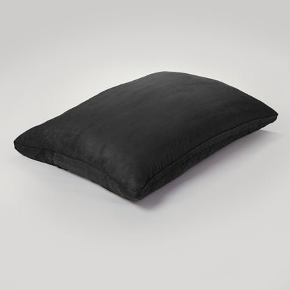 78" x 58" Black Sofa Sack Bean Bag Lounger