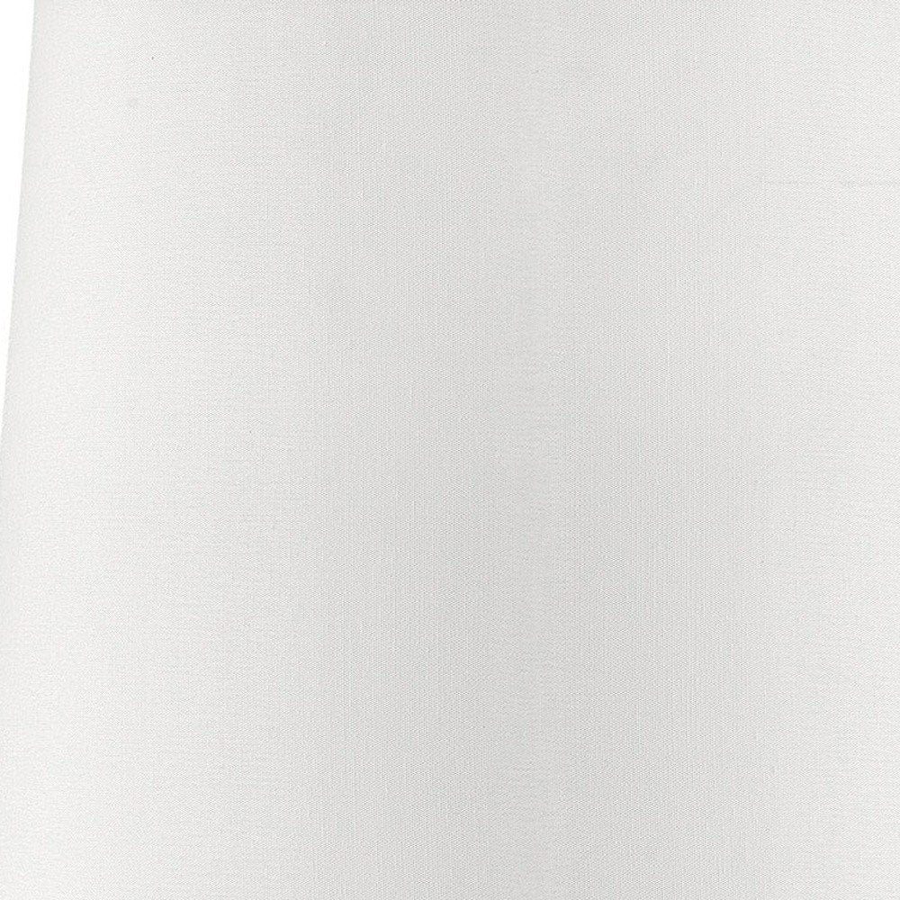 17" Pink Metal Bedside Table Lamp With White Shade