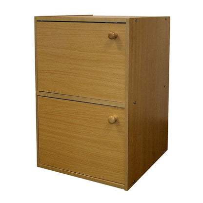 24" Natural Wood Bookcase