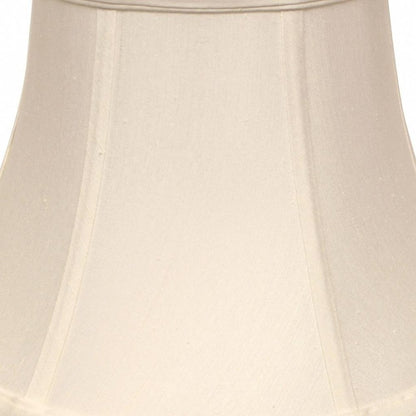 White Monay Shantung Silk Drum Lamp Shade