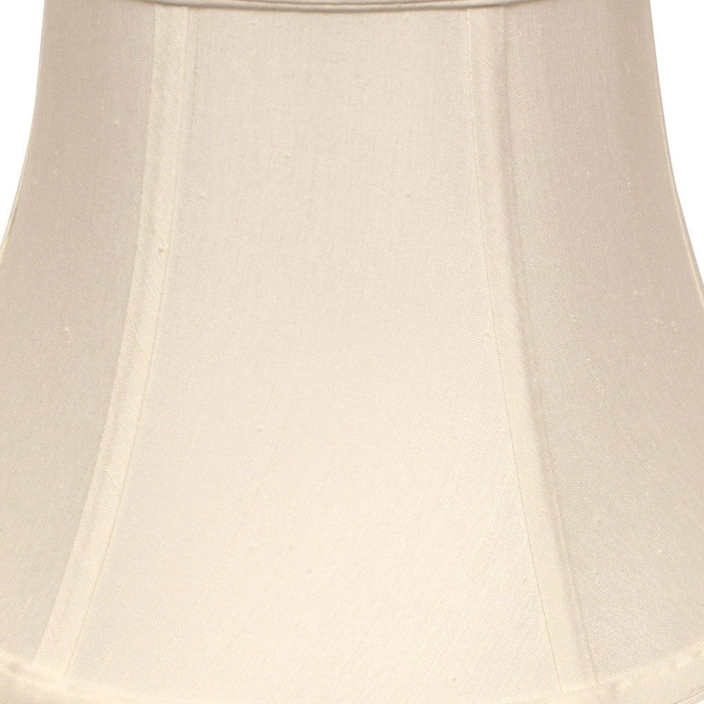 15" White Drum Monay Shantung Lampshade