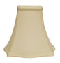 8" Ivory Premium Square Monay Shantung Lampshade