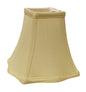 Antiqued White Monay Shantung Silk Square Lamp Shade