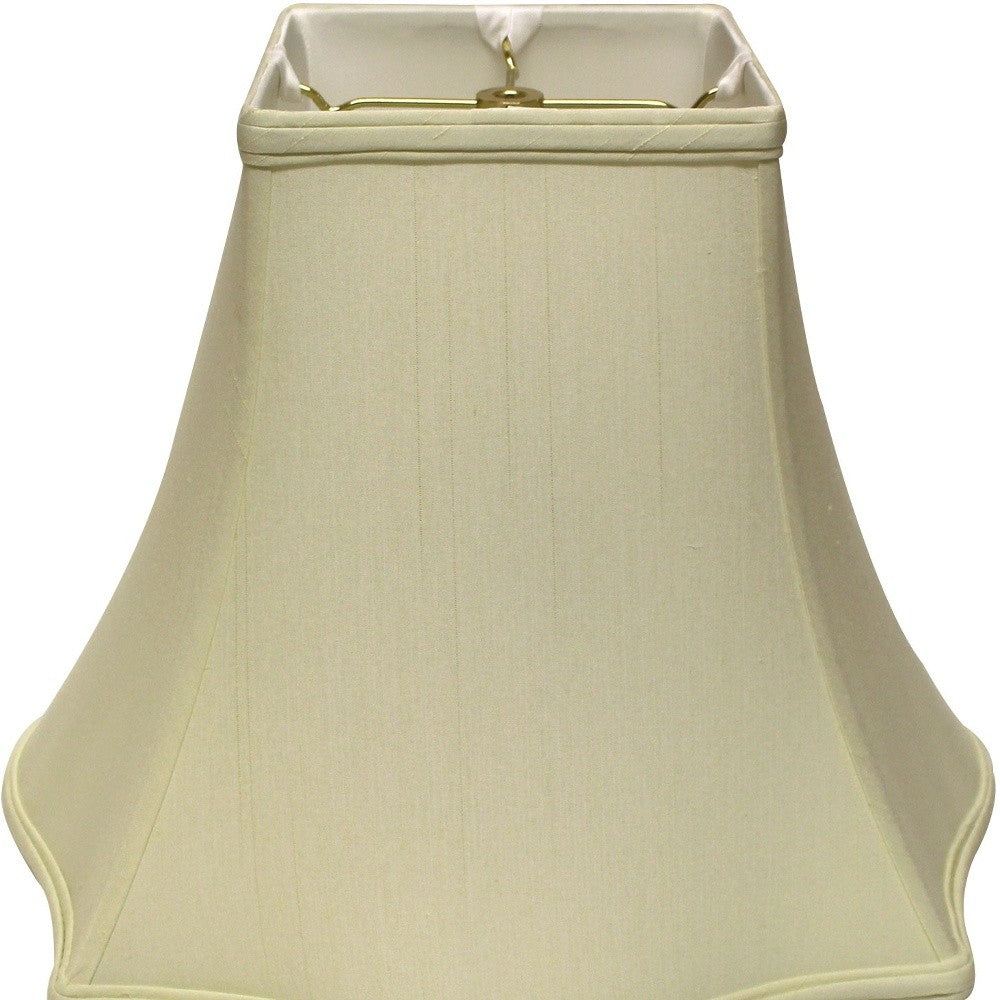 16" Ivory Premium Square Monay Shantung Lampshade