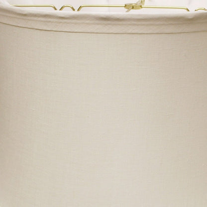 Snow Linen Drum Lamp Shade