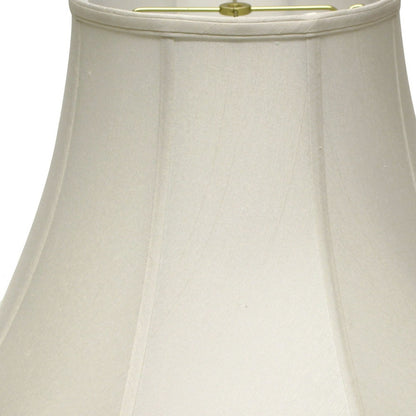 12" White Octagon Monay Shantung Lampshade