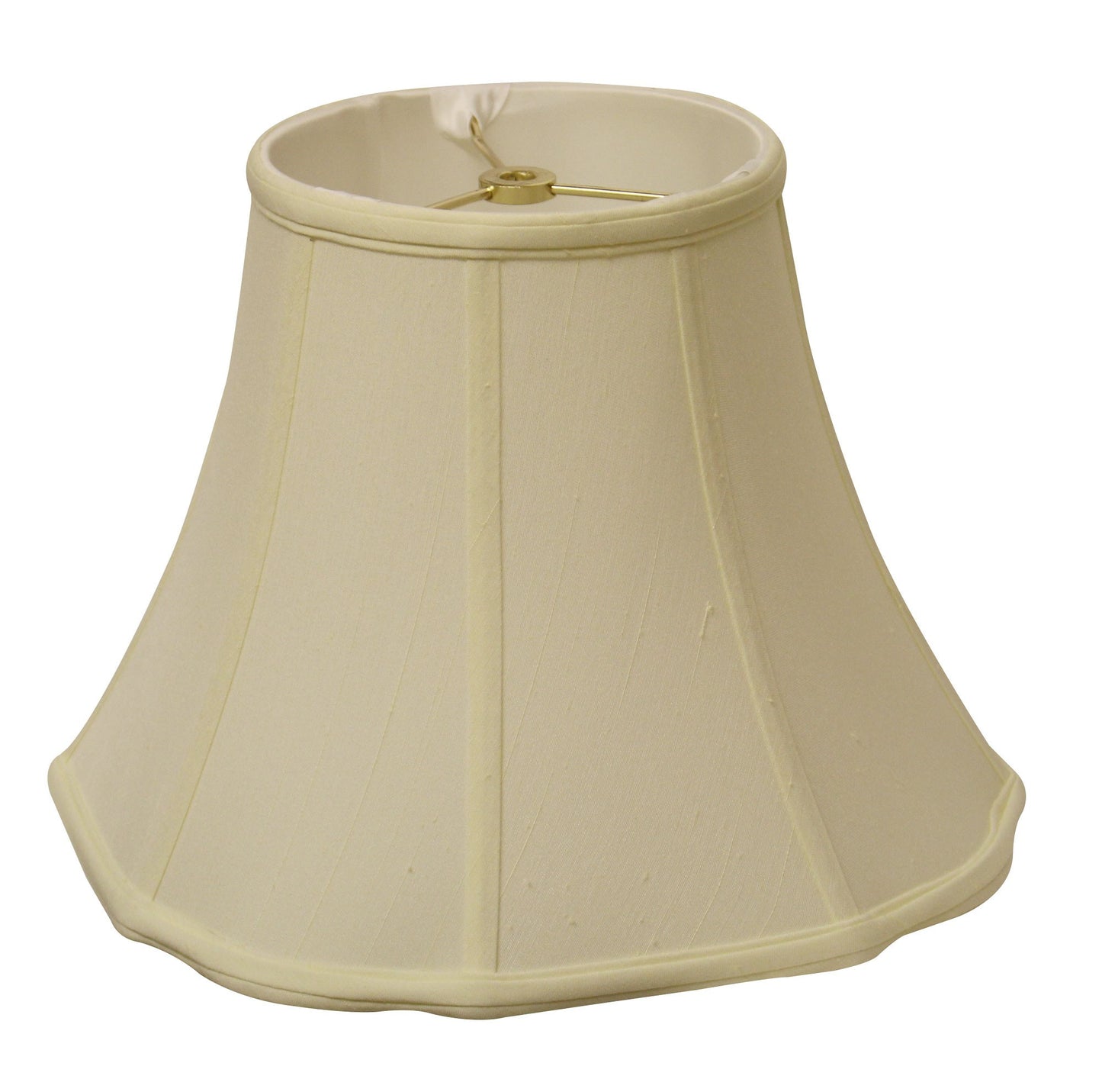 16" Ivory Octagon Monay Shantung Lampshade